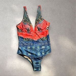 True Colours by LA Moda Clothing One Piece Bathingsuit